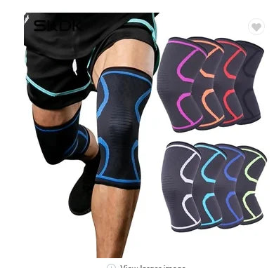 HX024 Ollas Renew Flexible Athletics Knitting Sleeve Compression Adjustable Knee Brace for Protection