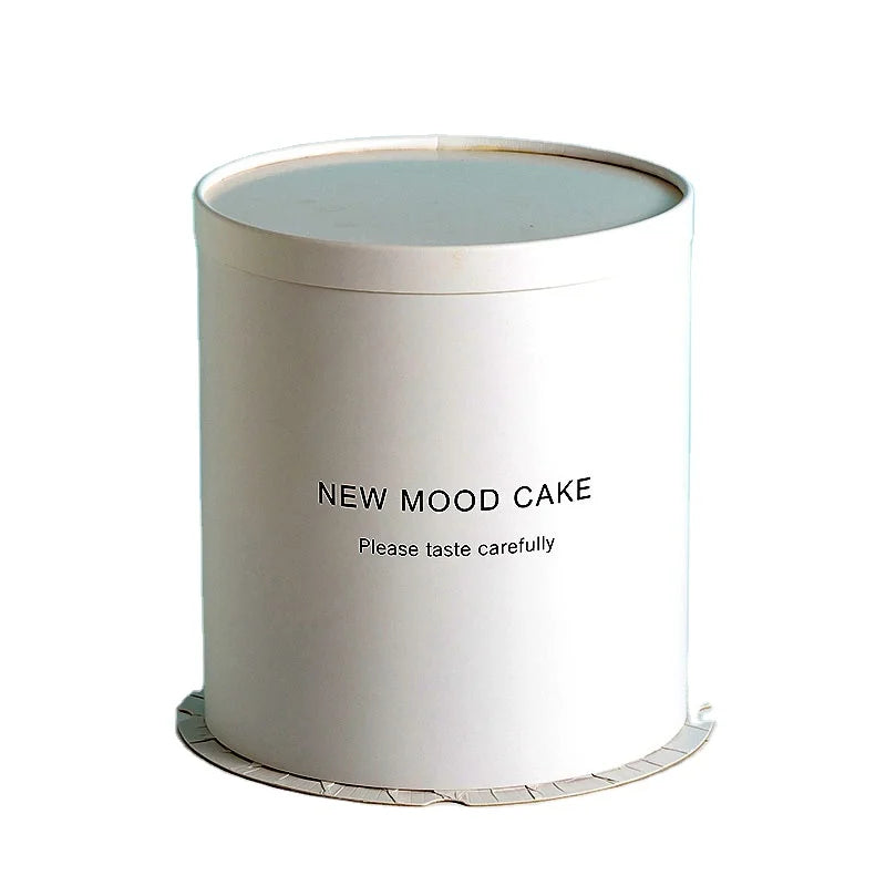Factory Supply Shockproof Solid Support White Paper Four Layer Box for Cakes