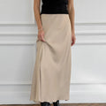 Enyami Women High Waist Popular Elegant Casual Fashion Long Maxi Mermaid Ladies Comfortable Khaki Skirt