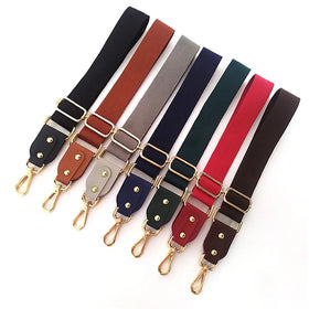 2023 38mm Vegan Long Gold Leather Fabric Luggage Shoulder Wallet Chain Adjustable Straps Metal for Bags