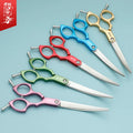 Blue 60MDW Titanium JP440C Steel Shears 6 Inch Pet Grooming Curved Scissors for Dog 2020