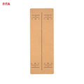 FITA ECO Friendly 5 mm Thick Home Fitness Line Positions Anti Slip Matting Custom LOGO Laser Engraved Hot Cork Rubber Yoga Mat