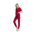 OEM Scrub Set Sweetheart V-Neck Scrub Top Yoga Jogger Scrub Uniform Jogger Sets for Women