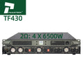 Paulkitson Amplifier TF430 SIC Professional Class D Audio Power Amplifier 2 Ohms 4X6500W 1U Hifi Sound Speaker System Equipment
