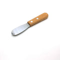 Ready to Ship Food Safe Kitchen Gadgets Butter Knife Cheese Knife with Wooden Handle with Customized Laser Logo