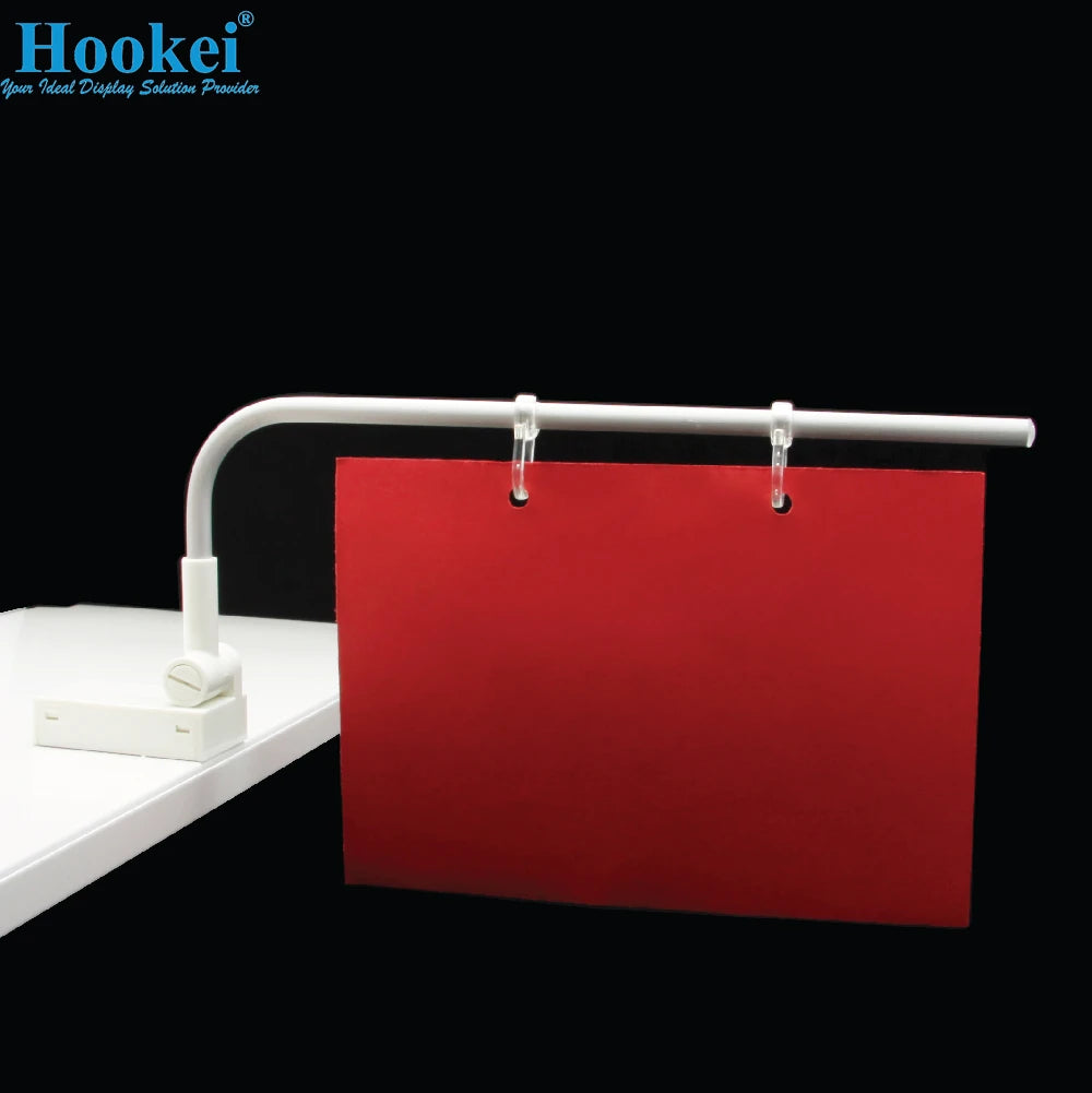 Retail Store Display Frame Hanger Shelf Talker Sign Holder Aluminum Magnetic Banner Holder for Shelving