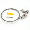 Heng Da 1.5mm Stainless Steel Wire Rope Adjustable Lighting Suspension Cable Kit PVC/PE Coating Cable Holder Light Lifters