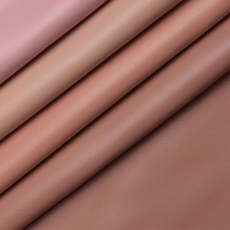 Hot Selling New Nappa PU Faux Leather Cow Leather in Many Colors Waterproof for Shoe & Handbag Production with Finished Pattern