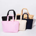 Professional Manufacturer Fashion Holiday Bridesmaid Gifts Women Girls Corduroy Tote Bag Travel Handbag Set Custom