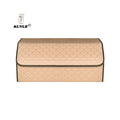 KUYUE Multifunction PU Leather Car Trunk Storage Box Folding Organizer Vehicle Accessories Stowing Tidying Garage Shelf