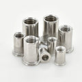 M3 M4 M5 M6 M8 304 Stainless Steel Carbon Steel Aluminum Flat Head Blind Rivet Nut Insert Rivnut Nutsert for Screw Bolt