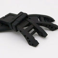 Rolamy 32mm Black Rubber Sport Watch Band Replacement for Invict Subaqu Noma IV Model GID CN;GUA