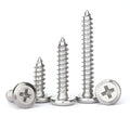 M4 M5 M6 Metric Flat Head Stainless Steel Self Tapping Screws for Wood Furniture Bed Nut Accessories