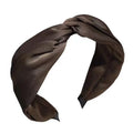 Quake French Cross Twist Wide Edition Hair Band Korean Temperament Elegant Fashion Outing Hair Hoop Retro Cloth Headband