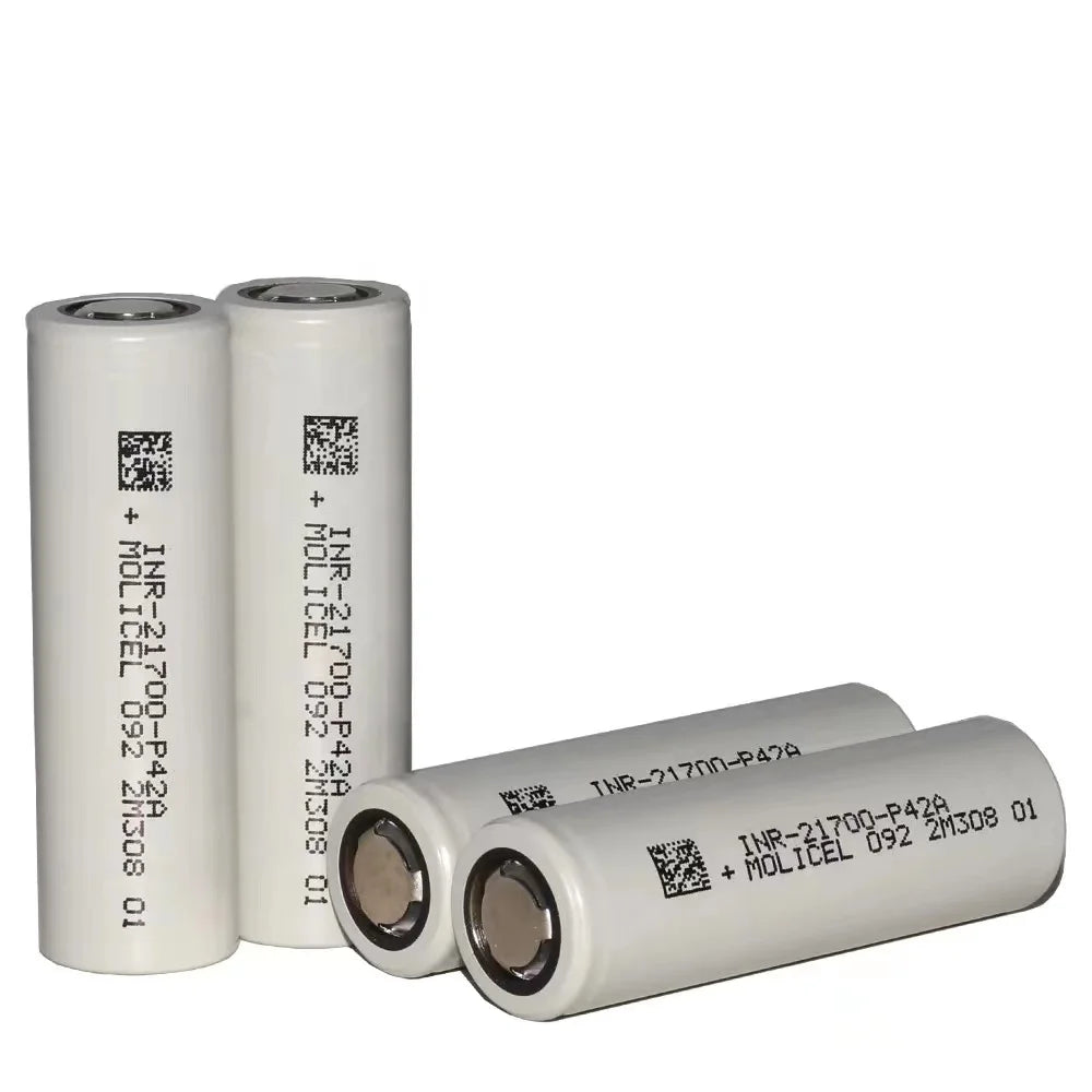 Molicel P42a 21700 Rechargeable Battery 21700 Cell 18650 Cylindrical Lithium Ion for Energy Storage E-bikes Power Vehicles