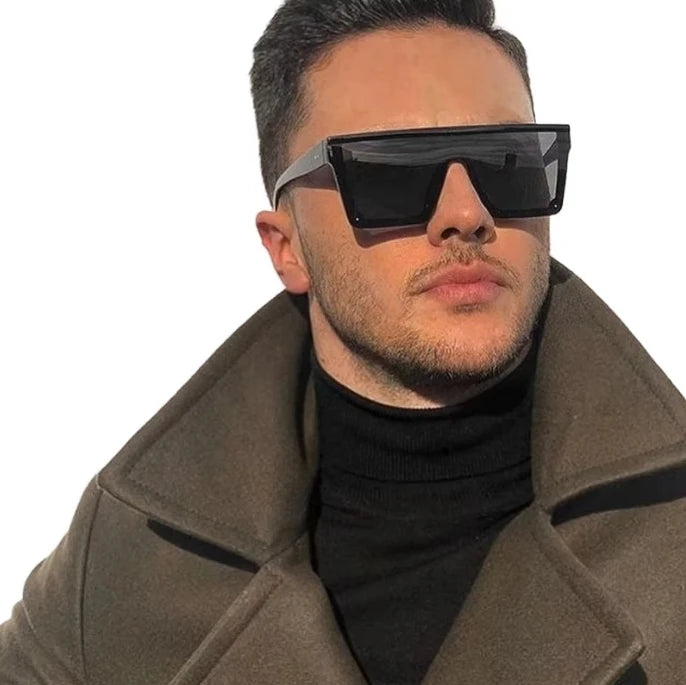 Hot Selling Fashion Unisex Sunglass Custom Logo One Piece Sunglasses Manufacturer