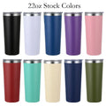 22oz Car Tumbler New Style 650ml Creative Stainless Steel Taper Car Cup Double Wall Thermal Ice Cups Eco-Friendly Wholesale Cups