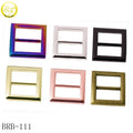 Zinc Alloy Luggage Hardware Wholesale square Shape Backpack Buckle Strap Adjuster Handbag Clip Buckles