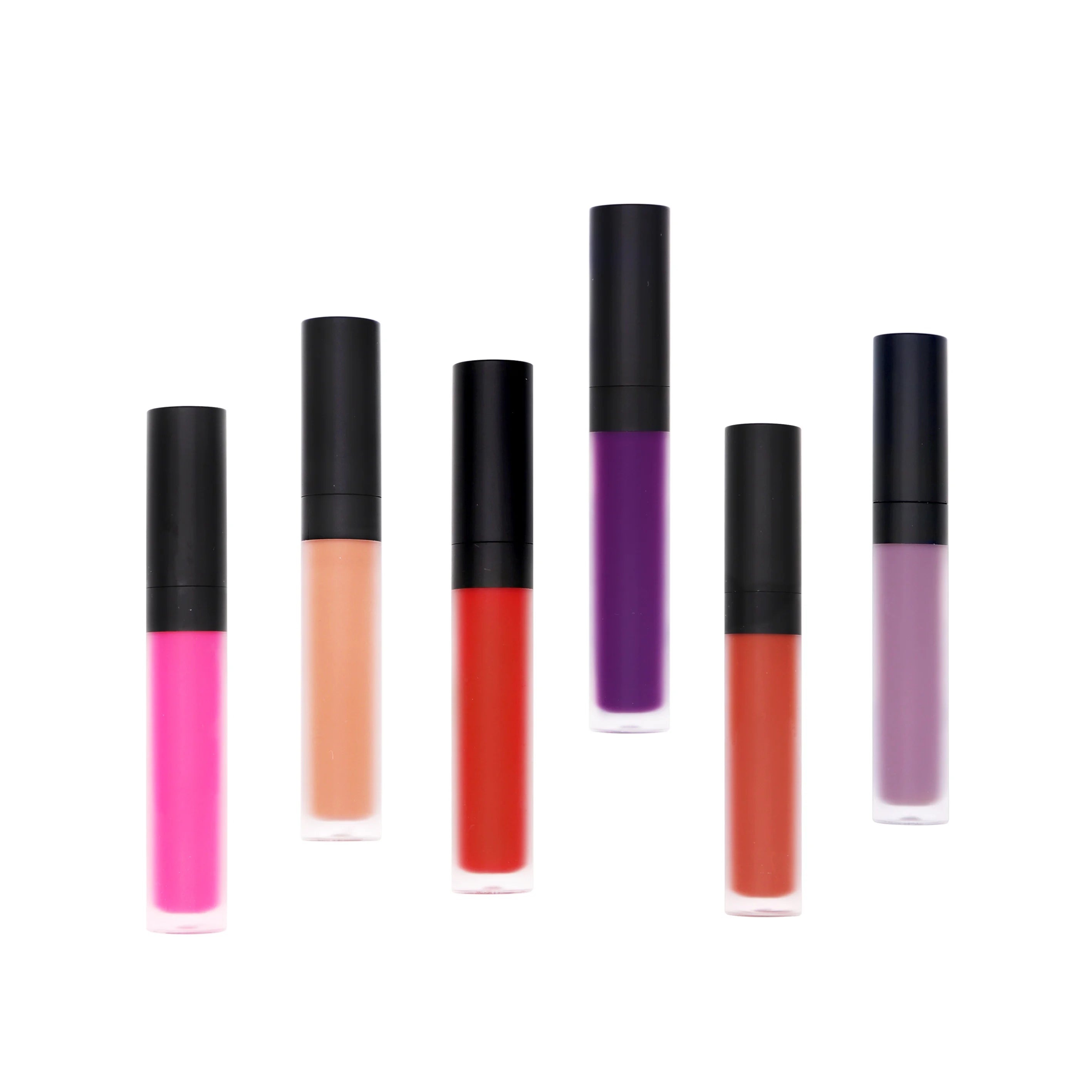 Custom Logo High Pigment Lip Gloss Matte Pigmented Lipgloss with Mineral Ingredients Own Custom Lipgloss Tubes