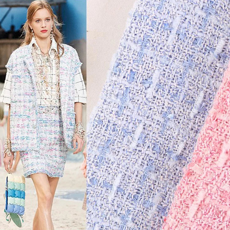 Textiles Wholesale Fabric Acrylic Cotton Tweed Fabric Kilogram Tweedpolyester Wool Cachemire Feeling Fabric