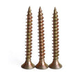 DIN7505 Standard Yellow Zinc  Cross Recessed Flat Head Chipboard Screw
