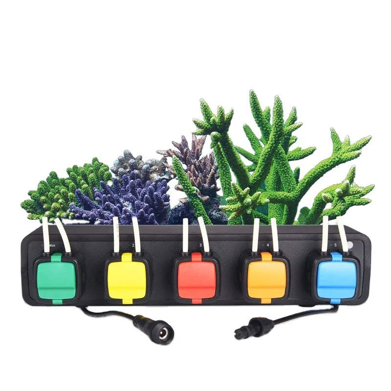 Kamoer X5S WiFi-Programmable Peristaltic Pump Aquarium Fish Tank Dosing Pumps for Saltwater Marine Coral Reef Made of Plastic