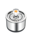 Wholesale New Design 2.5L Stainless Steel Pet Water Dispenser Automatic Cat and Dog Feeder with Charcoal Filter