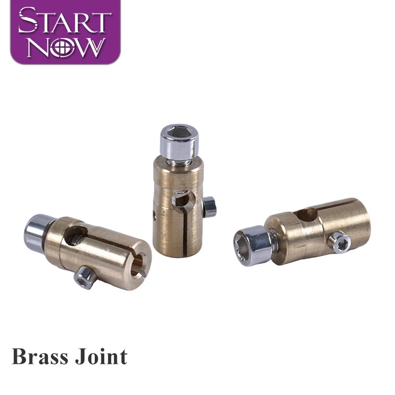 High Quality Brass Joint Inner Dia. 5mm 6mm Electrode End Chuck for Xenon Krypton Lamp 1064nm YAG Fiber Laser Machine Spares