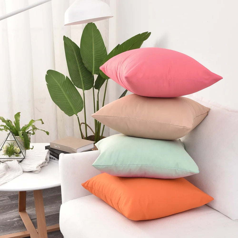 Wholesale Garden Couch Patio Furniture Cushion Outdoor Sofa Cushions Decorative Square Waterproof Cushion Cover Pillow Covers