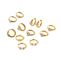 Waterproof Bijoux En Acier Inoxydable Accessories Femme Wholesale Jewelry Stainless Steel Zirconia Heart Huggie Hoop Earrings