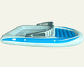 Factory Customized Inflatable Floating Island Inflatable Bay Breeze Speed Boat Party Floating Island River Raft