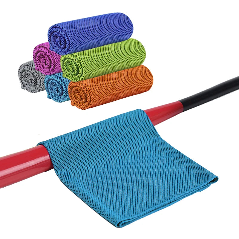 Eco-Friendly Yoga Travel Sports Sweat Absorbing Ice Instant Cooling Feeling Gym Towel