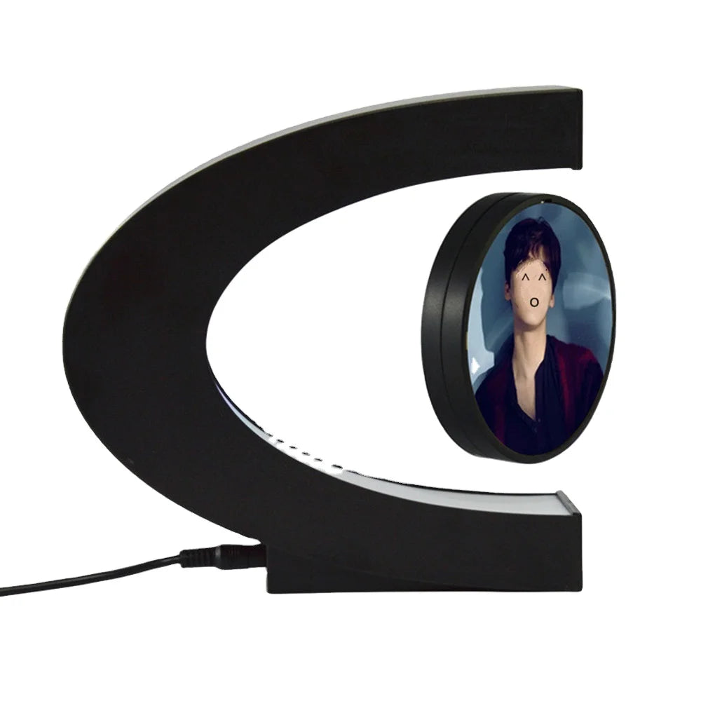 C Shape Magnetic Floating Levitating Anti-Gravity Frames Levitation Photo Frame Display Racks for Decoration Gift