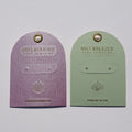 Custom Logo Luxury Earrings Card Jewelry Paper Card Packaging for Necklace Ring Earring Tags & Cards