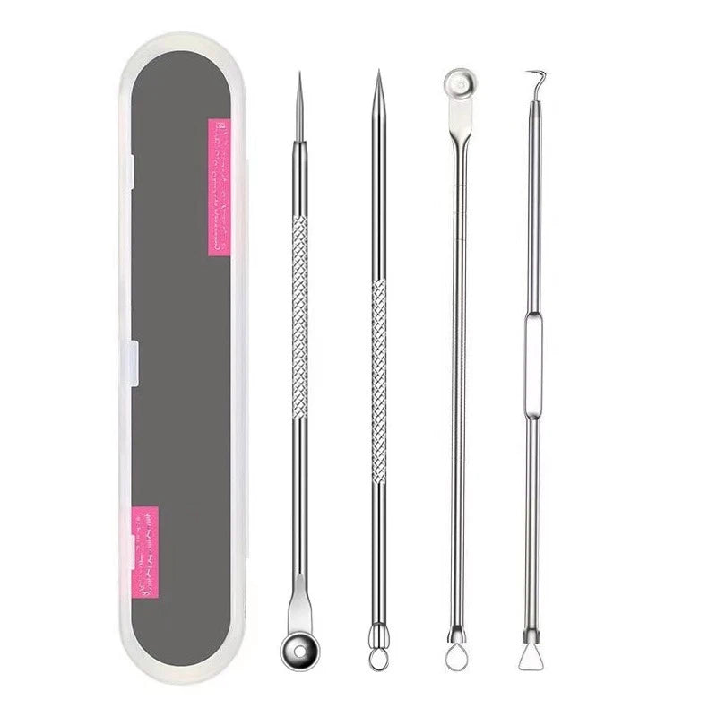 Blackhead Removal Stainless Steel Acne Needle Face Makeup Double Head Private Label 2022 Luxury Beauty Tool