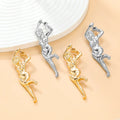 Wholesale Classic Mannequins Earrings Gold Plated Metal Drop Earrings Geometric for Artistic Mannequins Earrings