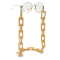 Popular Large Acrylic Sunglasses Neck Strap 23*44mm Removable Holder for Colorful Face Masking Glasses Eyeglasses Parts