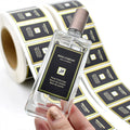 Laebl Custom Print Oil-Proof Luxury Gold Foil Perfume Label Sticker Roll