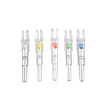 LED Arrow Nocks With 0.244 Inch/ 6.2 mm Inside Diameter Archery Lighted Nocks Plastic Hunting Nocks With Switch Button for Arrow MegaBDM