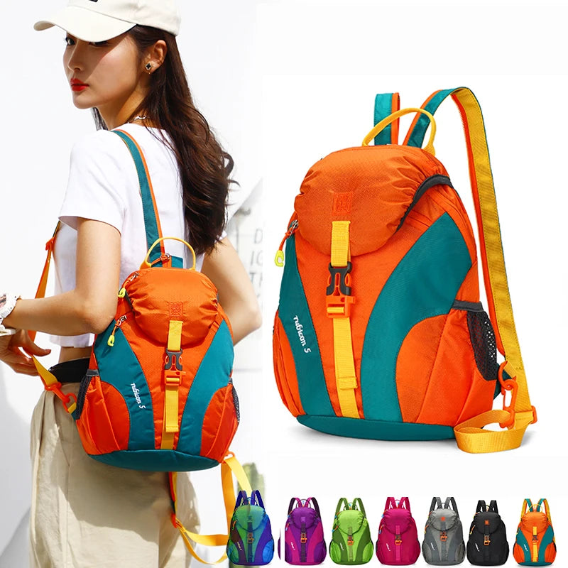 Outdoor Cycling Hiking Rucksacks Waterproof Nylon Large Capacity Multi-back Portable Women and Men Casual Sports Backpack
