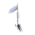 Wholesale SP102 10cm 16.5g Metal Spinner Baits Spoon Fishing Lures