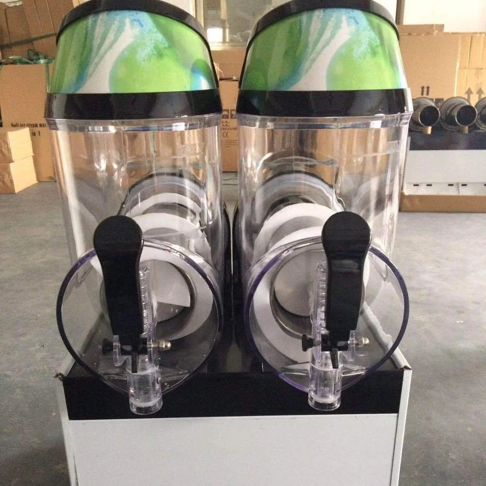 2020 hot sale Double-cylinder small snowmelt machine ice machine beverage shop cold drink machine