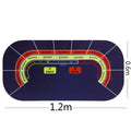 Hot Sale 1.2m Suede Rubber Table Cloth Baccarat Poker Mat Table Top Black Jack 21Points Casino Poker Board Game Poker Desk Pad
