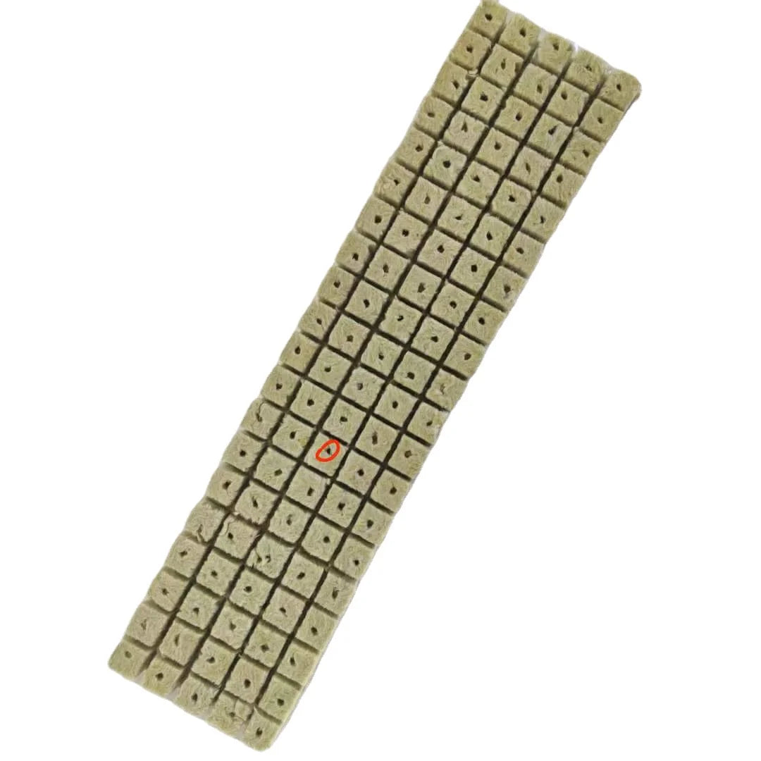 Agricultural Rock Mineral Wool Plant Cubes Hydroponic Grow Media Cloning Seed Plug Cubes for Plant Growing 1x1x1