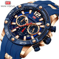 MINI FOCUS 0349 Mens Watches Luxury Sports Watch Men Silicone Strap Quartz Watches Hot Sale Products Dropshipping Reloj Hombre