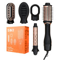 5-in-1 Multi Functional Reusable Nylon Hair Styler Tool High Speed Hot Air Brush Comb Negative Ion Blow Hair Dryer Straightener