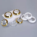 10g 20g 30g 50g Acrylic Plastic High Grade Capsule Jar 20g Cosmetic Gold Pill Jar Cosmetic Loose Powder Bottle