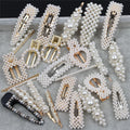 Factory Wholesale Newest Design Luxury Korean Imitations Pearl Hair Pin Hot Girl Alloy Pearl Hair Clip for Girls Women Lady Kids
