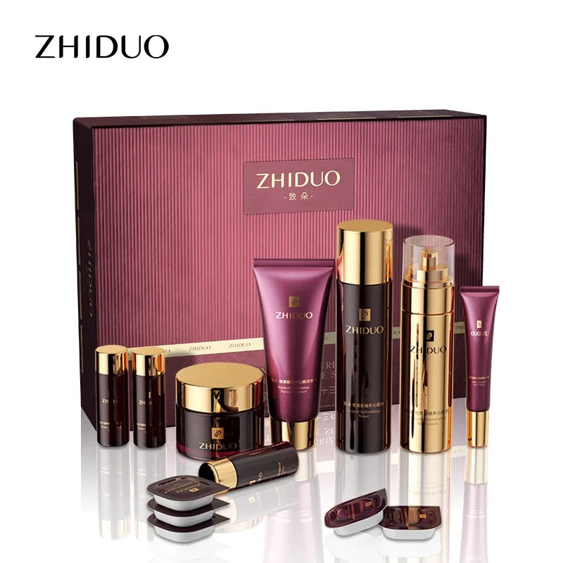 Cosmetic Manufacturer ZHIDUO Oem Private Label Moisturizing Skin Care Set