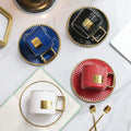 Wholesale Luxury breakfast tableware set ceramic mug Creative Gift Custom Logo Coffee Ceramic Mug Office Breakfast Cup